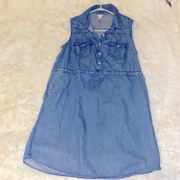 Jean Dress w POCKETS - Picture 1 of 2